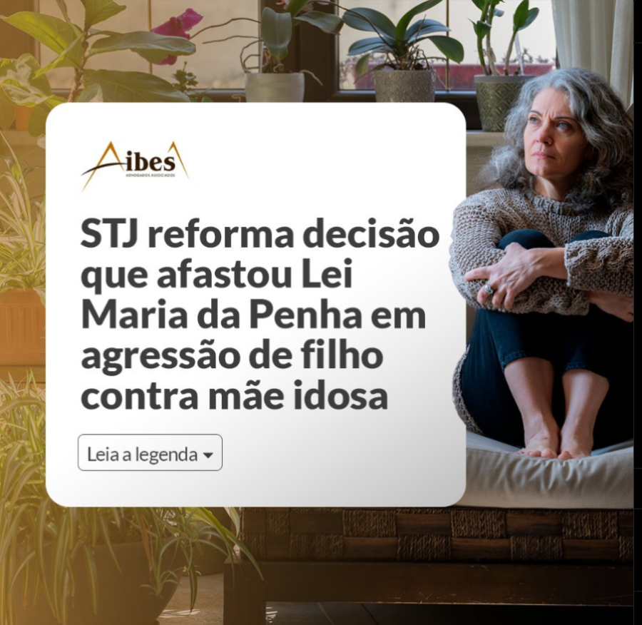 STJ reforma decisão que afastou Lei Maria da Penha em agressão de filho contra mãe idosa