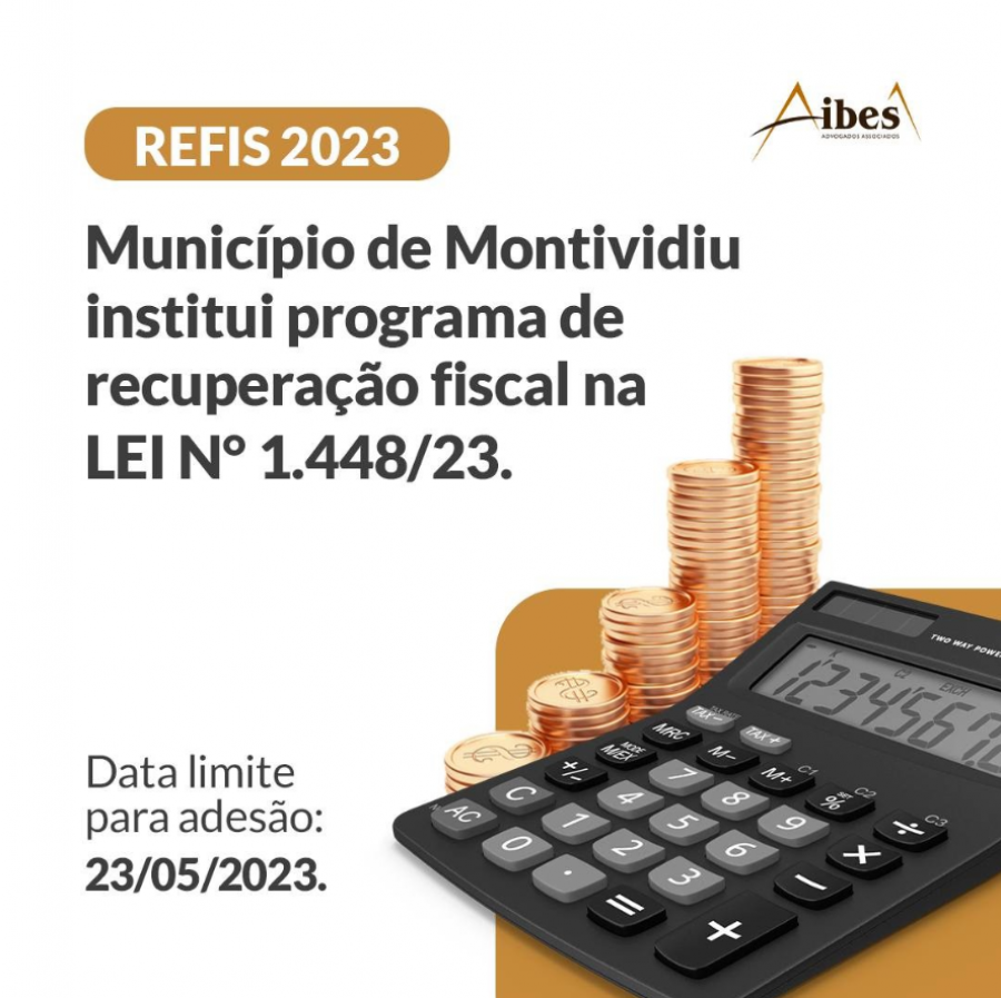 Município de Montividiu institui programa de recuperação fiscal na Lei nº 1.448/23