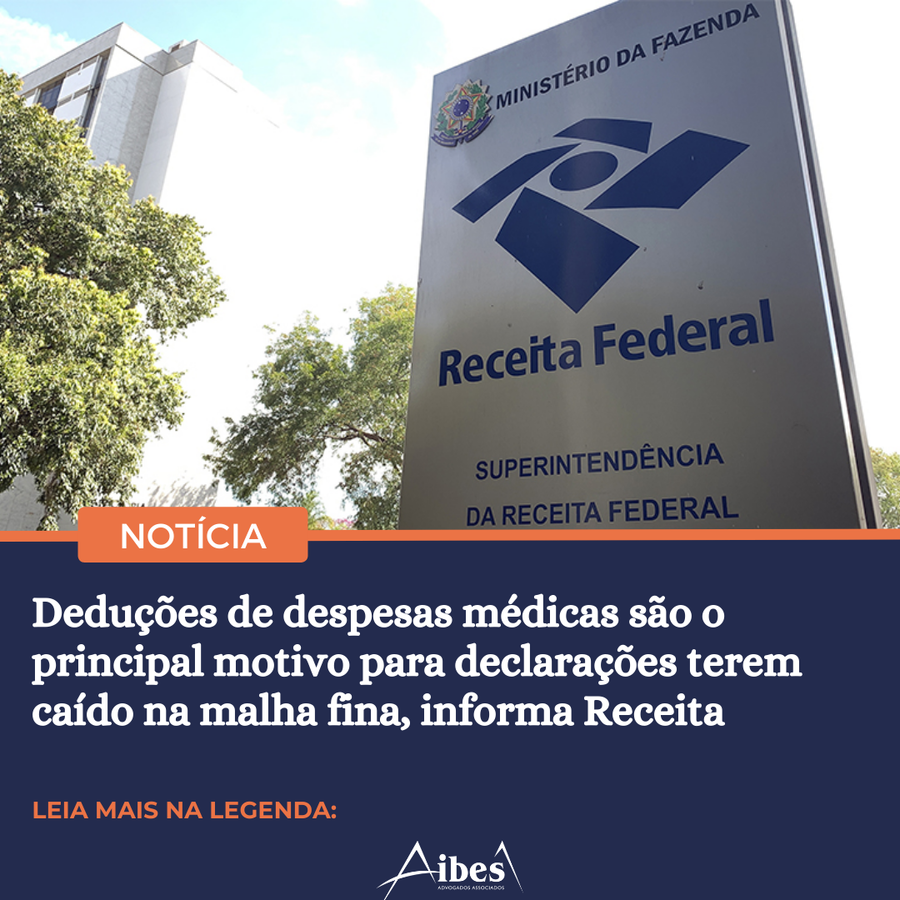 Deduções de despesas médicas são o principal motivo para declarações terem caído na malha fina, informa Receita