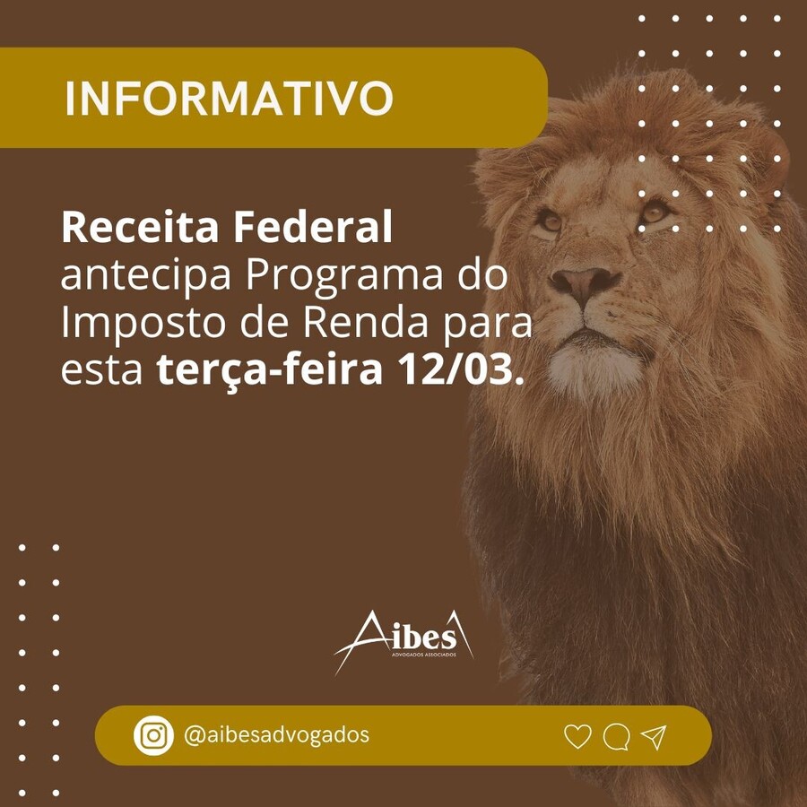 Receita Federal antecipa Programa do Imposto de Renda