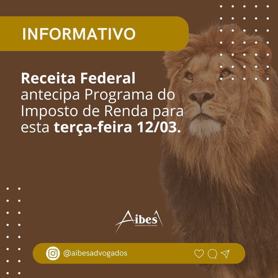 Receita Federal antecipa Programa do Imposto de Renda