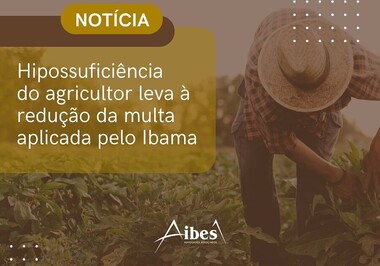 Hipossuficiência do agricultor leva à redução da multa aplicada pelo Ibama