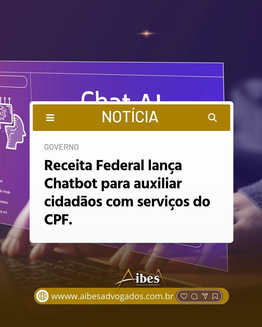 Receita Federal lança Chatbot para auxiliar cidadãos com serviços do CPF