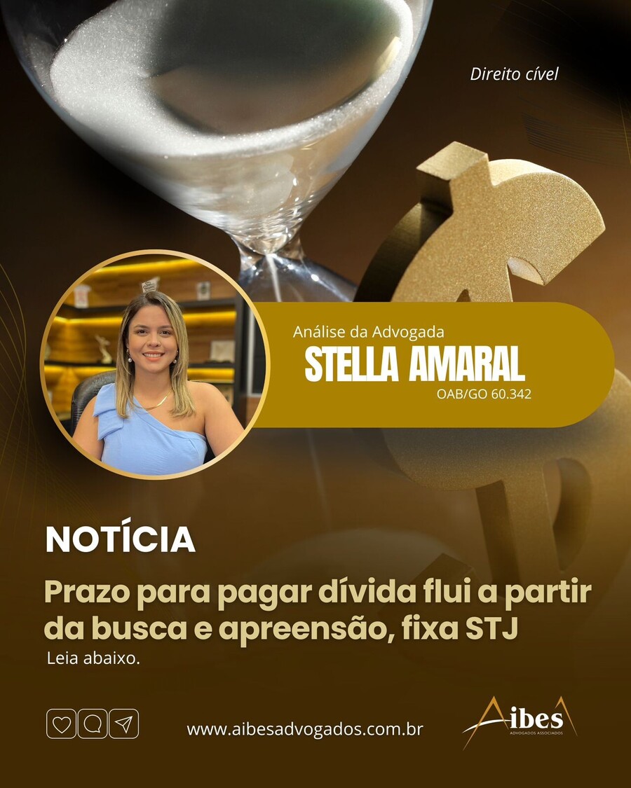 Prazo para pagar dívida flui a partir da busca e apreensão, fixa STJ