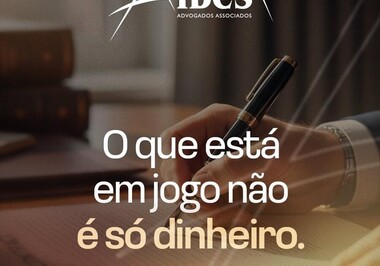 O que está em jogo não é só dinheiro