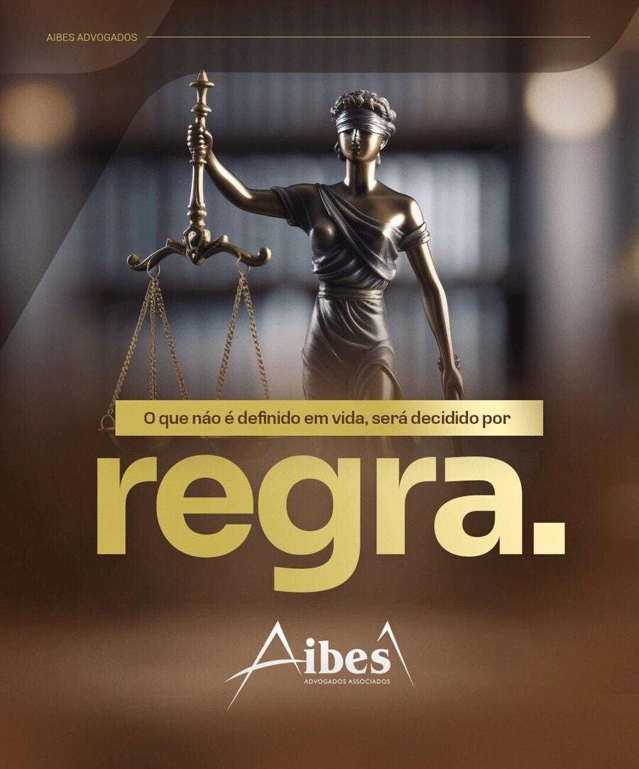 O que não é definido em vida, será decidido por regra.