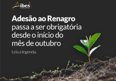 Adesão ao Renagro passa a ser obrigatória desde o início do mês de outubro